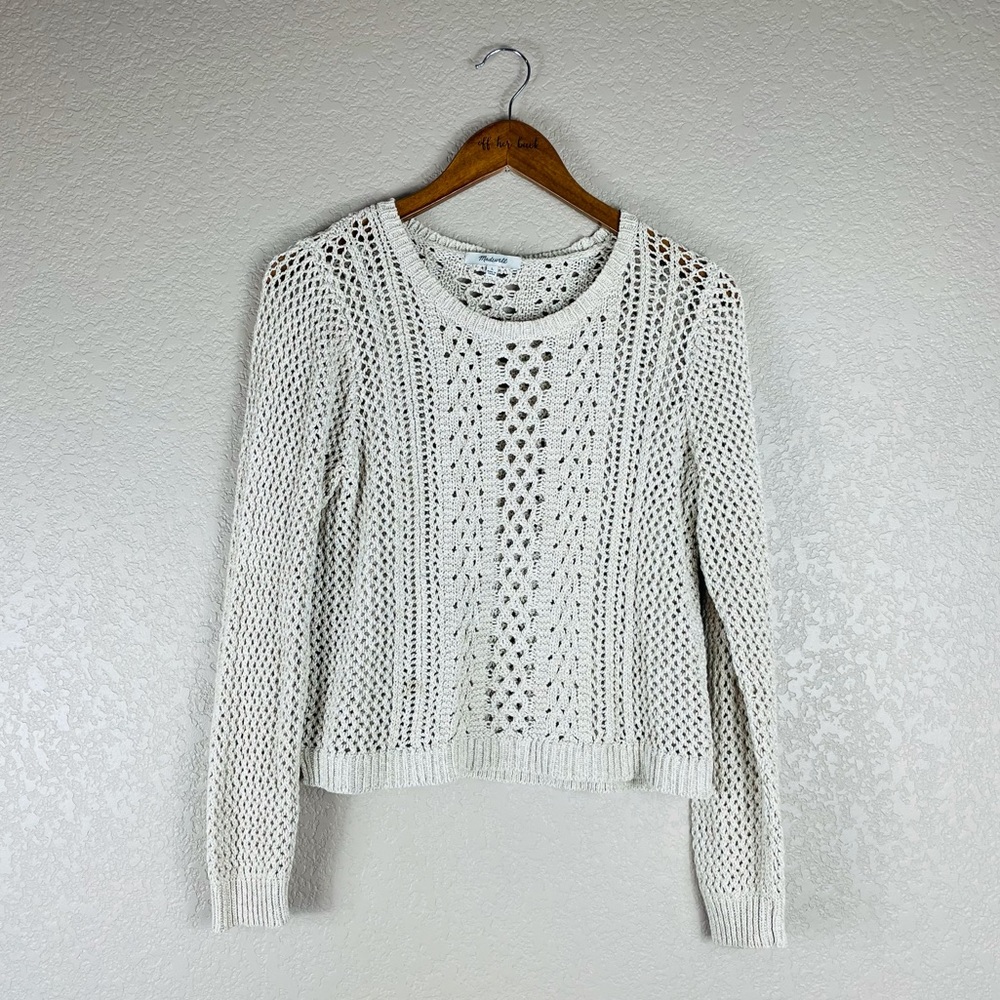 3/$25 🖤 Madewell open knit sweater